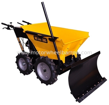 Motor Wheelbarrow with Accessories Honda Engine GXV160 Four Wheels Chain Driver 4X4